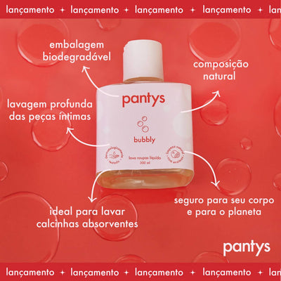 lavar sua pantys sem estragar? o bubbly é a solução