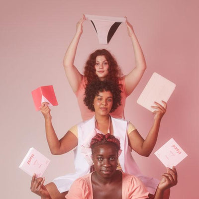 os três pilares da pobreza menstrual