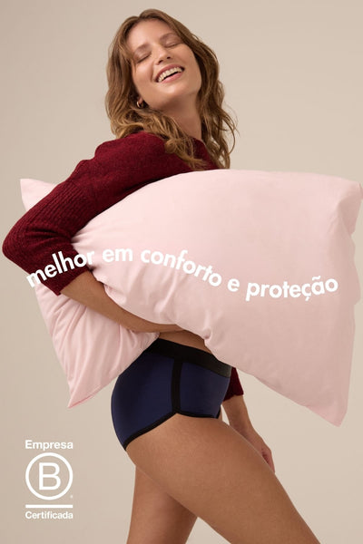calcinha shorts absorvente - dreamer