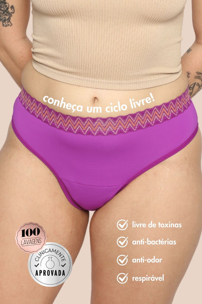 calcinha absorvente - unique