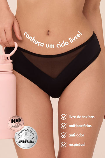 calcinha absorvente fitness - trainer