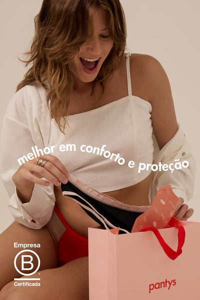 calcinha absorvente - comfy grls