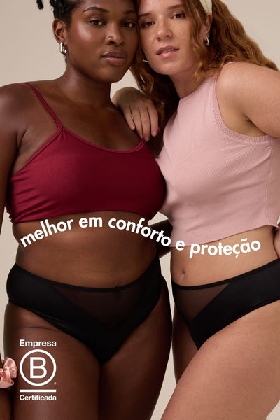 calcinha absorvente fitness - trainer