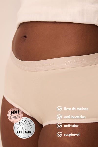 calcinha shorts absorvente - go-getter