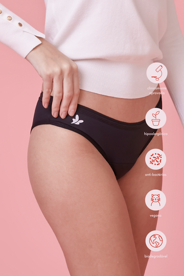 calcinha absorvente pantys &amp; sempre livre - básica