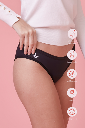 calcinha absorvente - básica - fluxo moderado - pantys 7898679473040 calcinhamenstrual