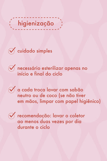 kit coletor menstrual + 2 calcinhas absorventes fluxo moderado xodó