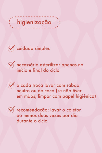 kit coletor menstrual + 2 calcinhas absorventes fluxo moderado xodó
