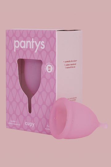kit coletor menstrual + 2 calcinhas absorventes fluxo moderado xodó