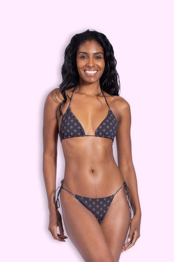 pantys + Rip Curl conjunto cortininha geometric - fluxo super leve