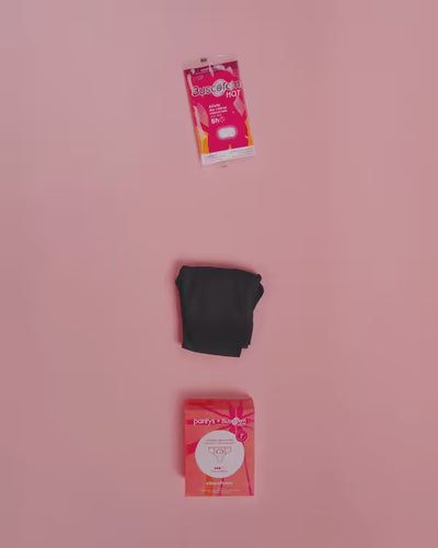 calcinha absorvente: pantys + Buscofem Hot