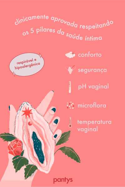 calcinha absorvente fluxo intenso - slim