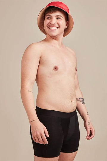 cueca reutilizável absorvente para fluxo moderado