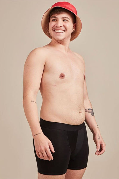 cueca reutilizável absorvente para fluxo moderado
