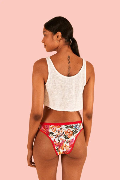 calcinha absorvente pantys & FARM - comfy banana riscada - pantys calcinhaabsorvente calcinhamenstrual