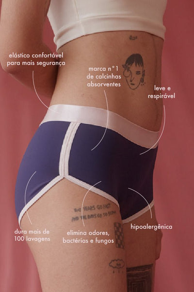 calcinha shorts absorvente fluxo noturno - dreamer - pantys 7898679471725 calcinhaabsorvente calcinhamenstrual